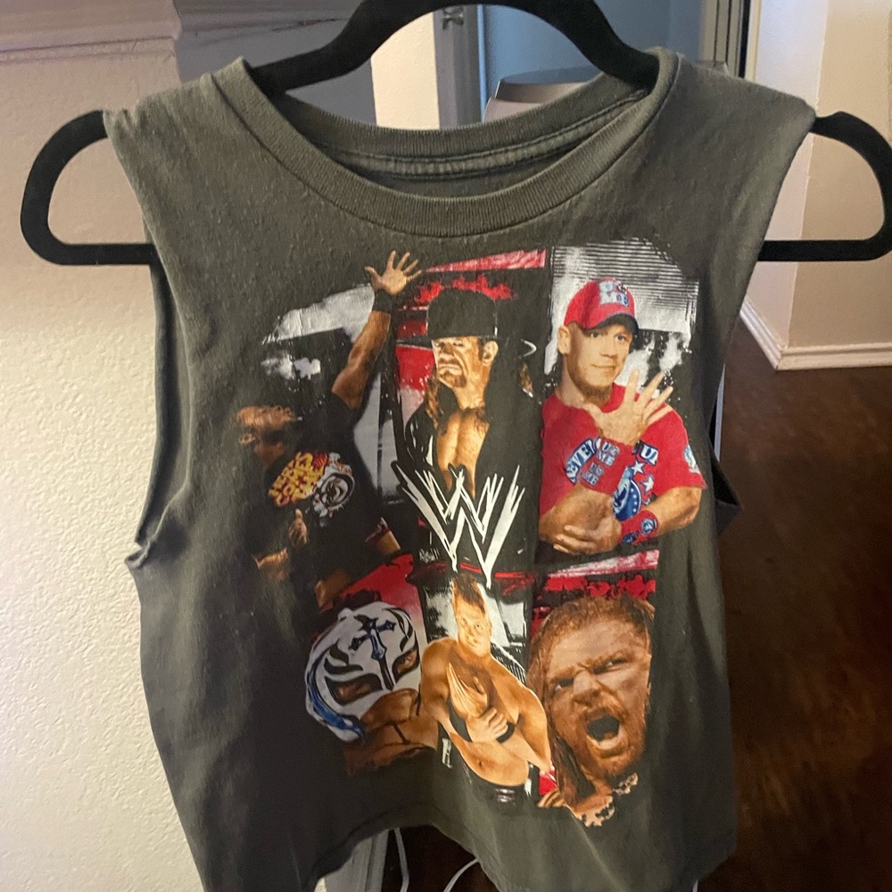 WWE Kids Sleeveless Graphic Top - Gray